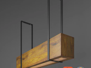 ウッドライト 3Dモデル