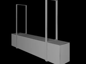 लकड़ी की रोशनी 3D मॉडल