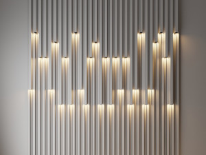wall decorate light 2 3D Model