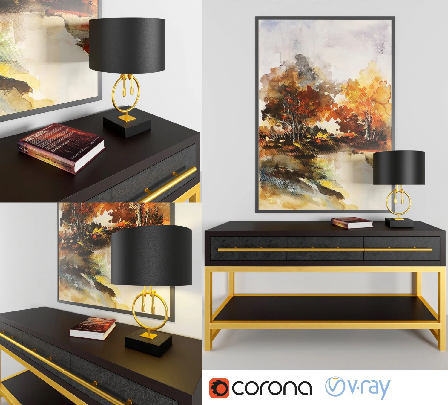 console 3D Model .c4d .max .obj .3ds .fbx .stl .blend 