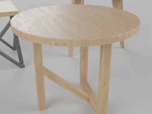 3 tables 3Dモデル