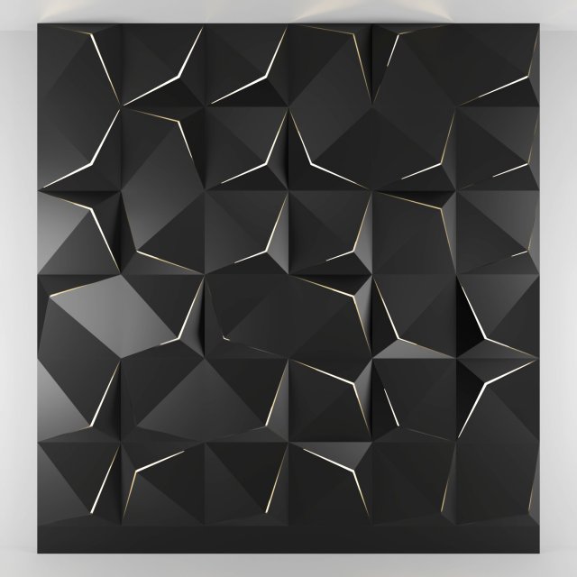 3d panel 01 3D Model .c4d .max .obj .3ds .fbx .stl .blend 