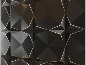 3d panel 02 3D Model
