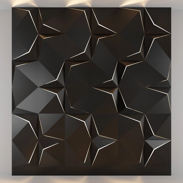 3d panel 08 Model 3D .c4d .max .obj .3ds .fbx .stl .blend 