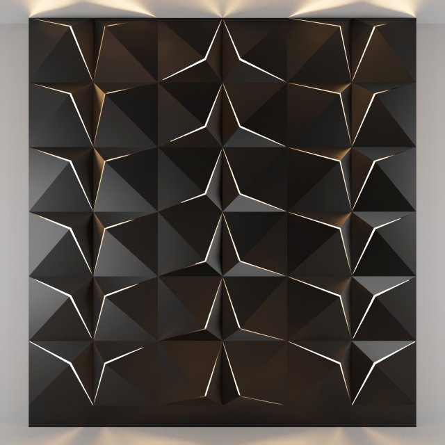 3d panel 09 3D Model .c4d .max .obj .3ds .fbx .stl .blend 