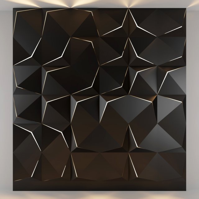 3d panel 11 3D Модель .c4d .max .obj .3ds .fbx .stl .blend 