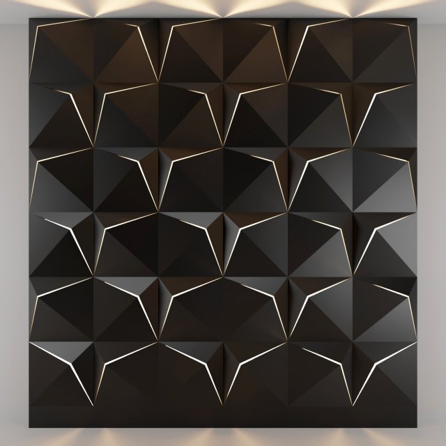 3d panel 12 Modelo 3D .c4d .max .obj .3ds .fbx .stl .blend 