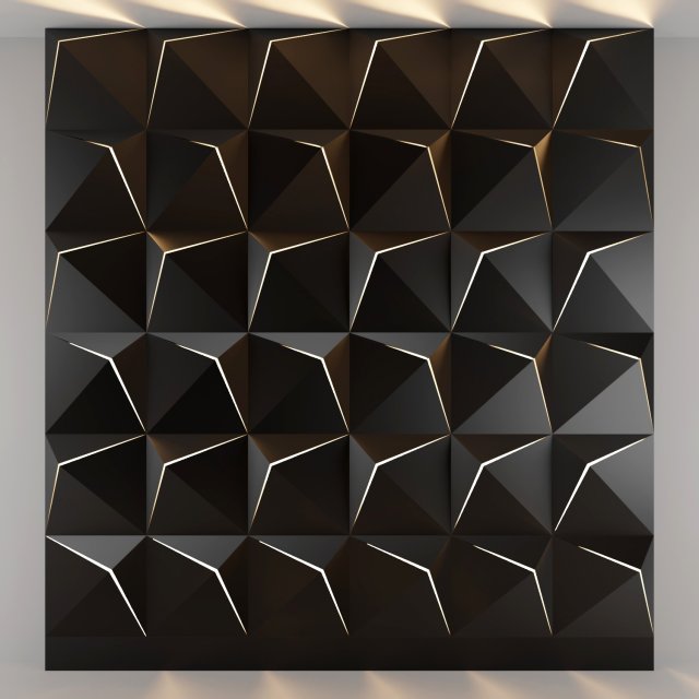 3d panel 15 Modelo 3D .c4d .max .obj .3ds .fbx .stl .blend 