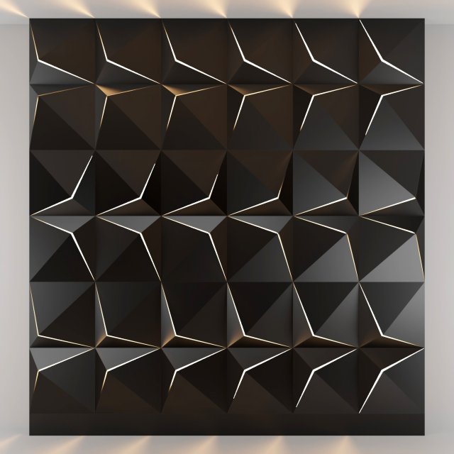 3d panel 16 3D 模型 .c4d .max .obj .3ds .fbx .stl .blend 