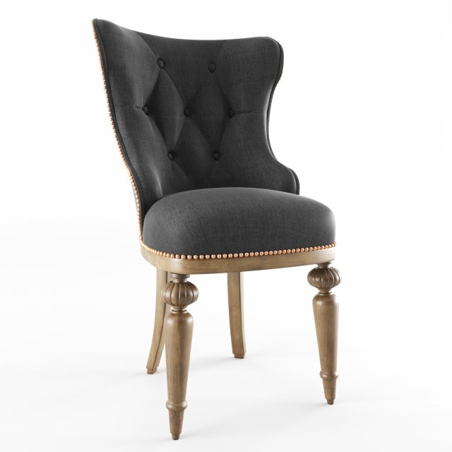 classic chair 3D Model .c4d .max .obj .3ds .fbx .stl .blend