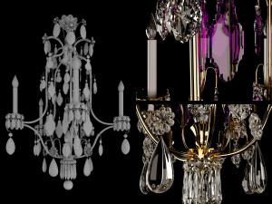 classic chandelier 3D Модель