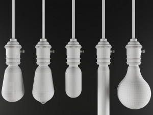 edison lights 3D Модель