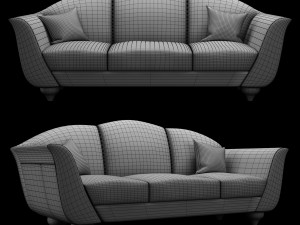 italian sofa Model 3D