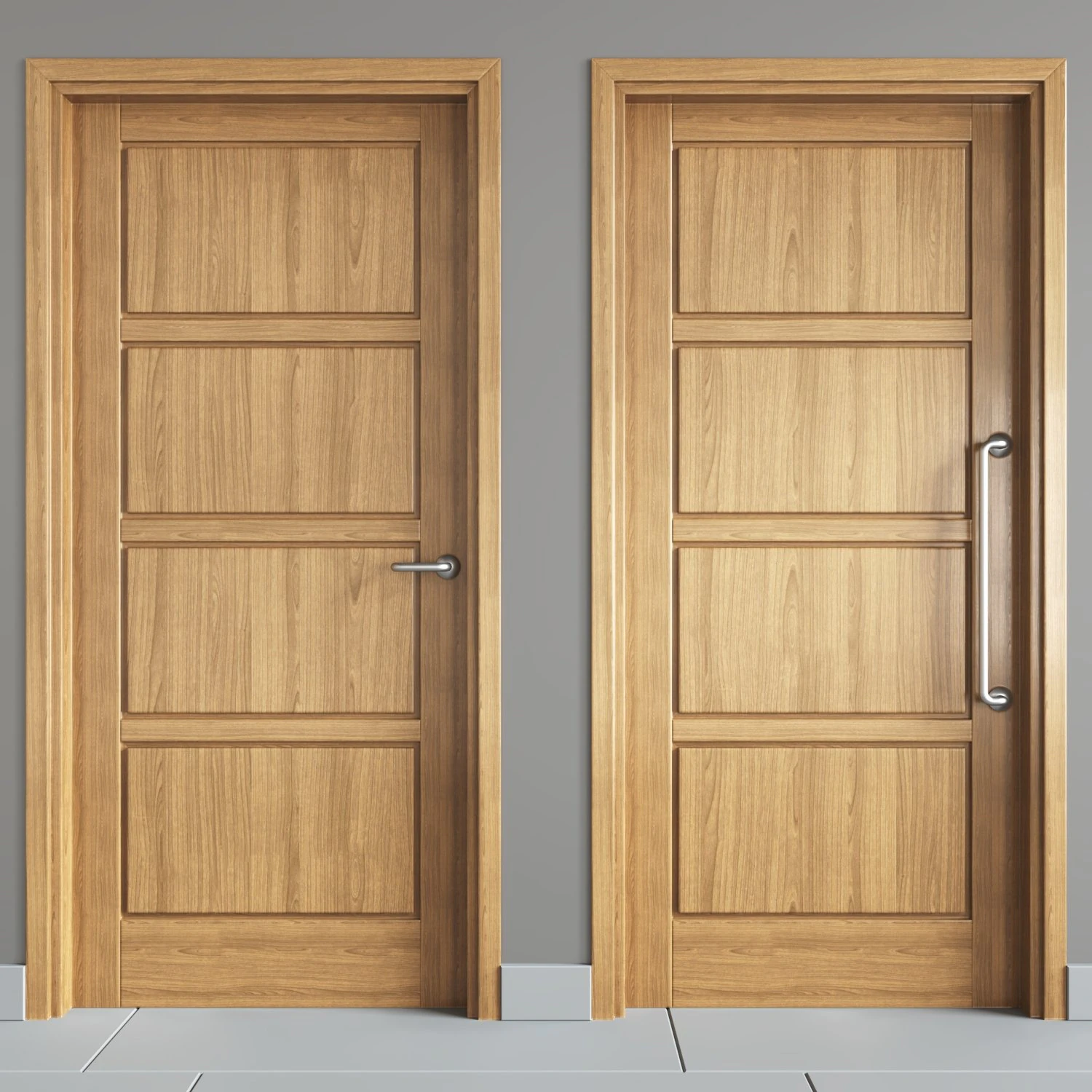 doors 02 3D Model .c4d .max .obj .3ds .fbx .stl .blend 