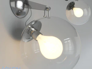 настінний світильник miconos 3D Модель