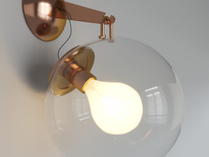 miconos wall light 3D 模型