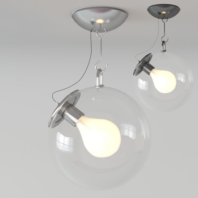 miconos ceiling light 3Dモデル .c4d .max .obj .3ds .fbx .stl .blend 