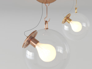 miconos ceiling light 3Dモデル