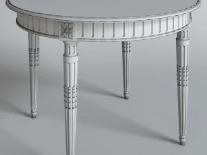 neoclassic table 3D Model