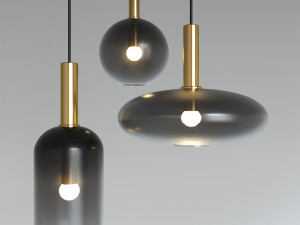 opal shade tall 3Dモデル