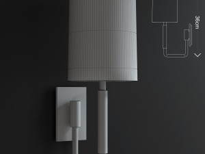 clout sconce Modelo 3D