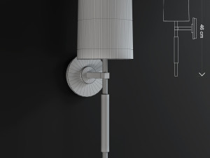 clout tail sconce Modelo 3D