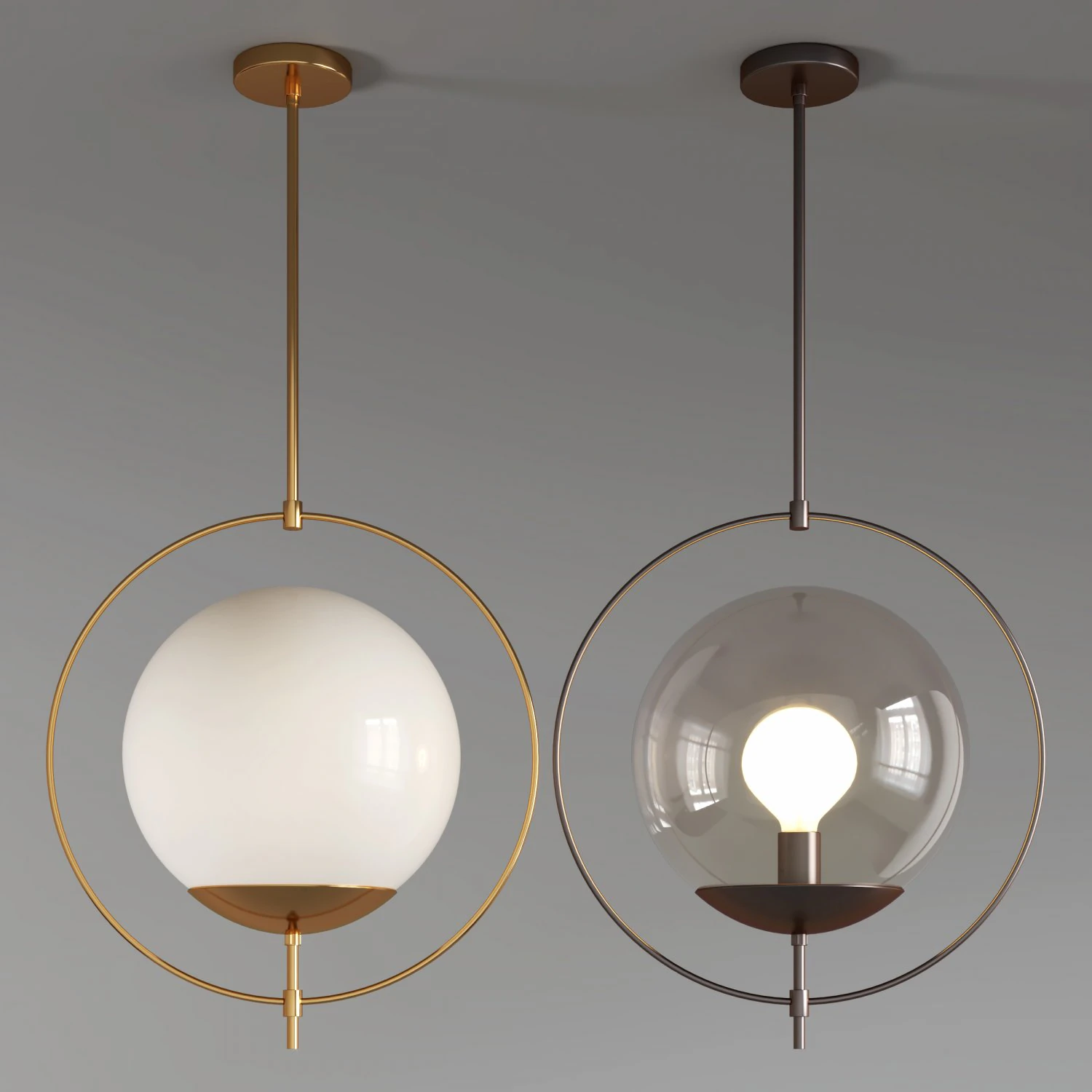 arteriors volta pendant 3D Model .c4d .max .obj .3ds .fbx .stl .blend 