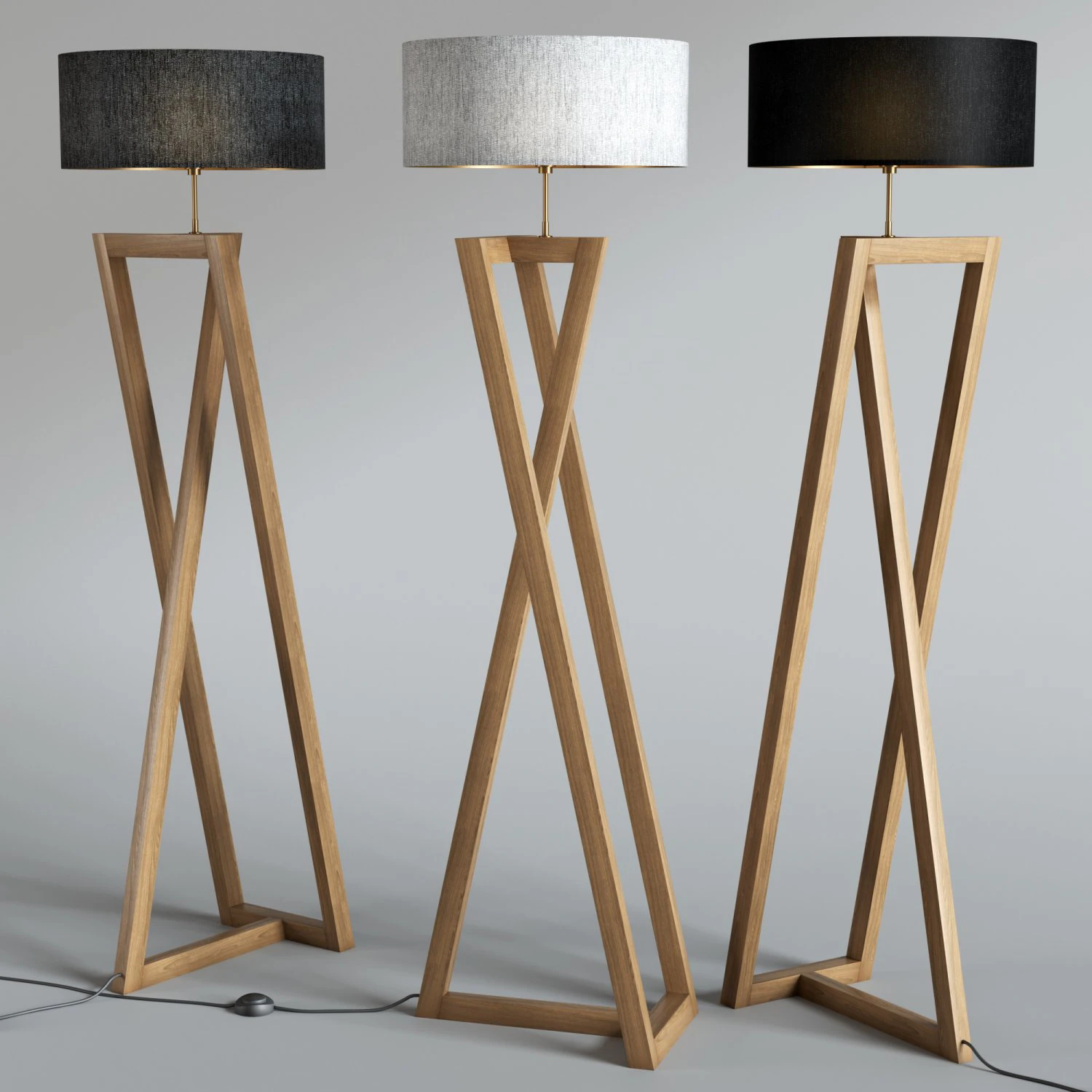 lampara de pie 3D Model .c4d .max .obj .3ds .fbx .stl .blend 