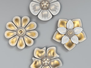 flower 01 Modèle 3D