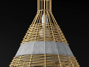 wickerwork light 3D Model