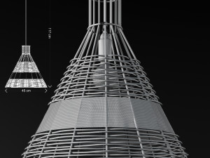 wickerwork light 3D Model