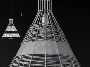 wickerwork light 3D Model