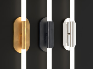 rousseau medium vanity sconce 3D Model