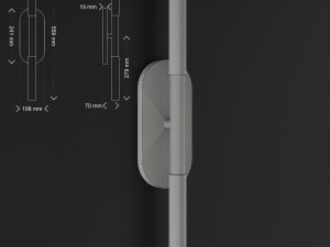 rousseau medium vanity sconce Model 3D