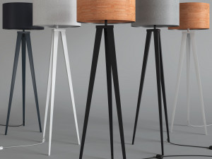 zuiver floor lamp tripod 3D Модель