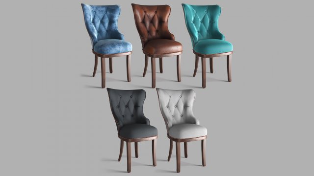 classic chair s 3D Model .c4d .max .obj .3ds .fbx .stl .blend 