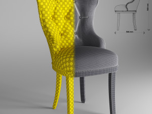 classic chair s 3D Model