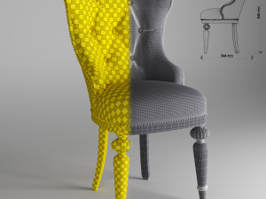 classic chair c 3D Model