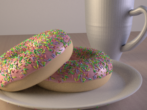 donateswith glass Modelo 3D
