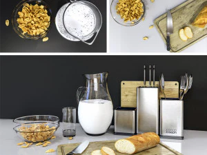 kitchen set 3D Model