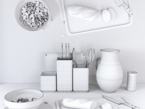 kitchen set 3D Модель