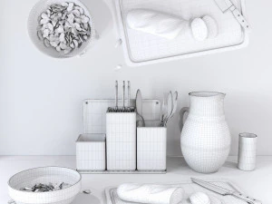 kitchen set 3D Model