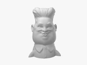 yellow kid 3D Druckmodell