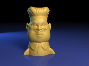 yellow kid 3D Druckmodell