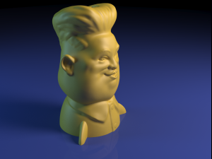 yellow kid 3D Druckmodell