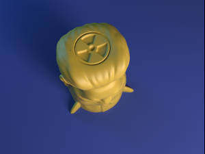 yellow kid 3D Druckmodell