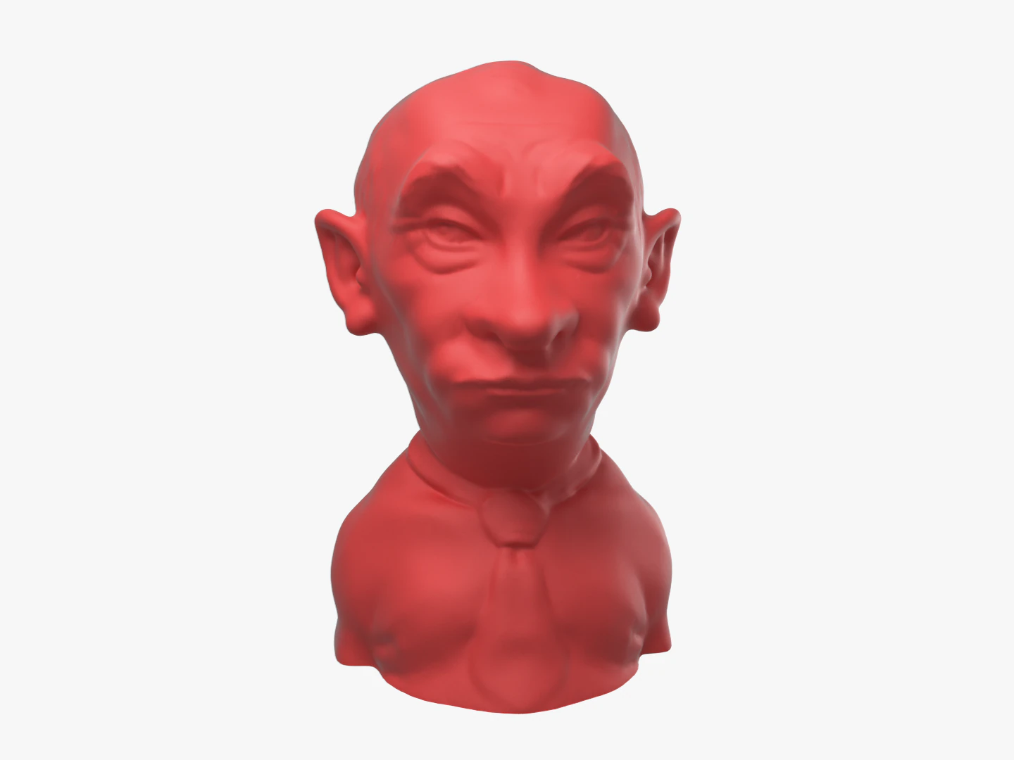 fella not red 3D Print Model .c4d .max .obj .3ds .fbx .stl .blend 