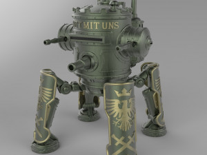 iron harvest fan mecha 3d print model Modelo de impresión 3D