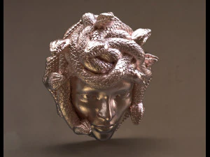 gorgone medusa Modello di stampa 3D