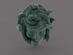 gorgon medusa Model Cetak 3D